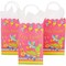 BLUE PANDA Fiesta Party Favor Bags - 24-Pack, Multi-Colored Paper With Rope Handles, 9 x 5.3 x 3.15 In - For Mexican Fiesta Candy & Treats